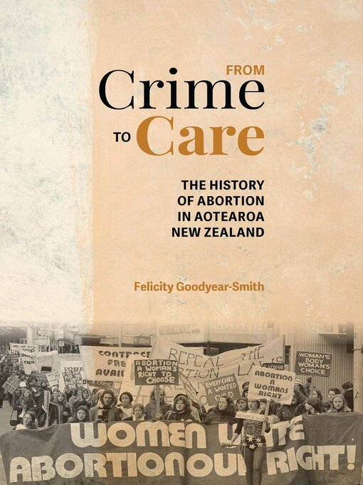Title details for From crime to care by Felicity Goodyear-Smith - Available